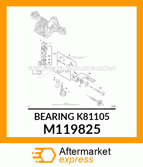 BEARING K81105 M119825