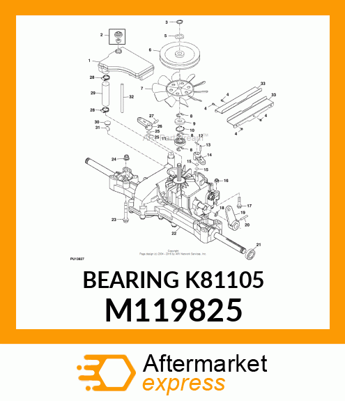 BEARING K81105 M119825