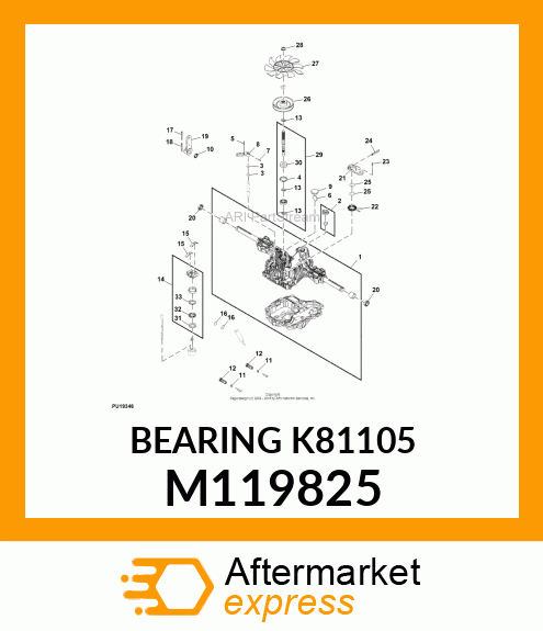 BEARING K81105 M119825