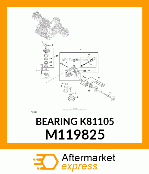 BEARING K81105 M119825