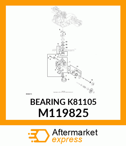 BEARING K81105 M119825