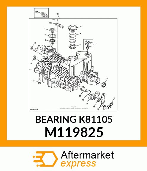 BEARING K81105 M119825