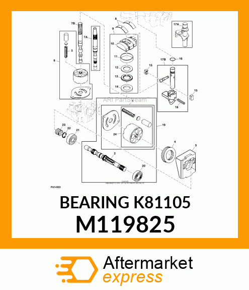 BEARING K81105 M119825