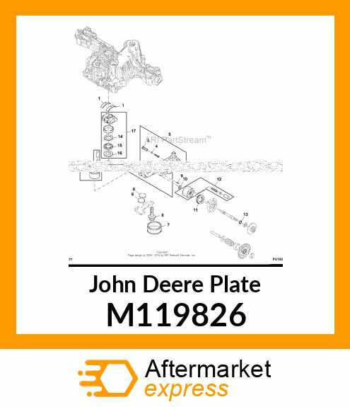 PLATE, THRUST (A) M119826