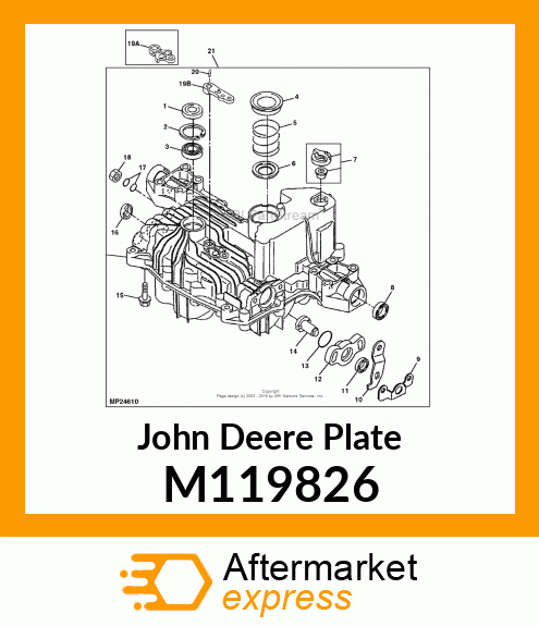 PLATE, THRUST (A) M119826