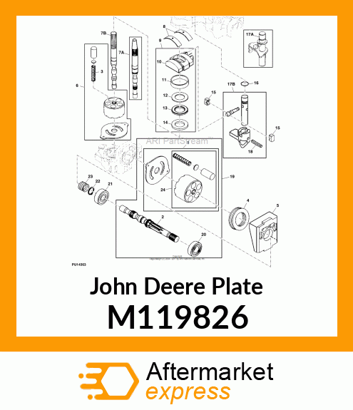 PLATE, THRUST (A) M119826