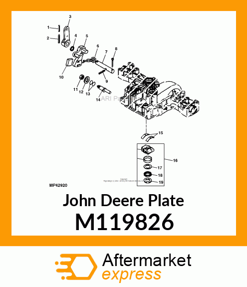 PLATE, THRUST (A) M119826