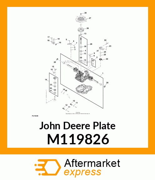 PLATE, THRUST (A) M119826