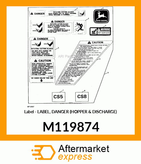 Label M119874