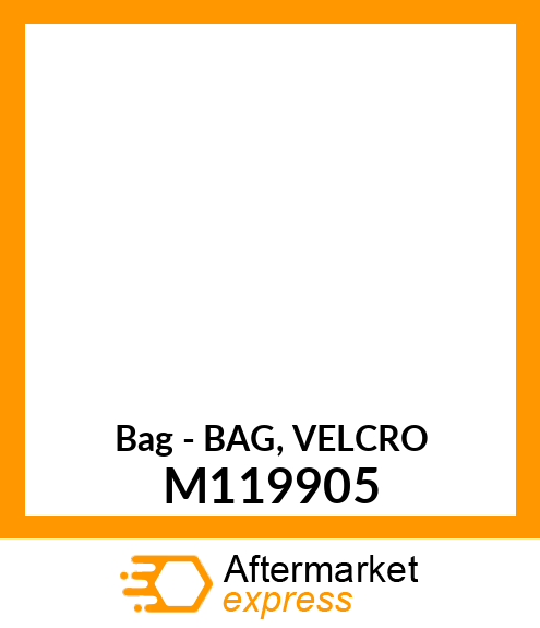 Bag - BAG, VELCRO M119905