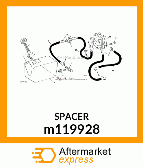 BUSHING, BUSHING, FUEL TANK m119928