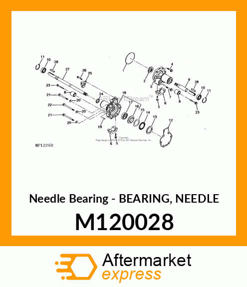 Bearing Needle M120028