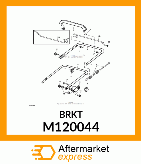 LEVER, UPPER GT M120044