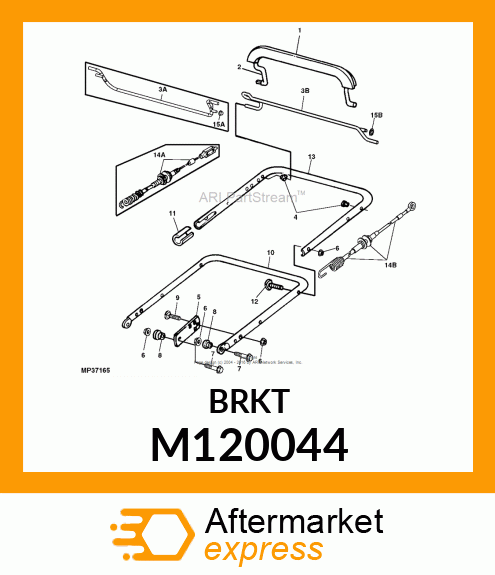 LEVER, UPPER GT M120044