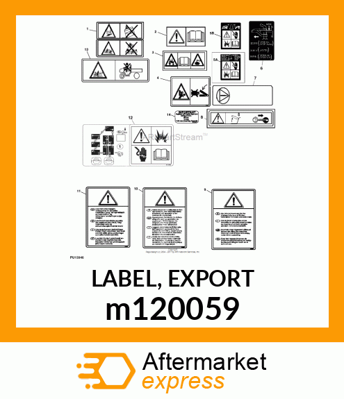 LABEL, EXPORT m120059