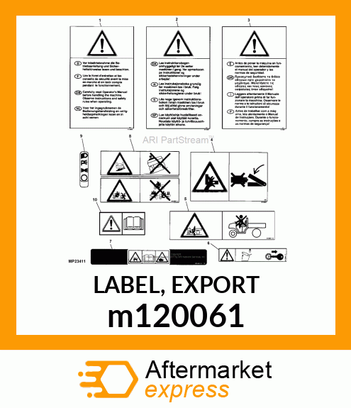 LABEL, EXPORT m120061