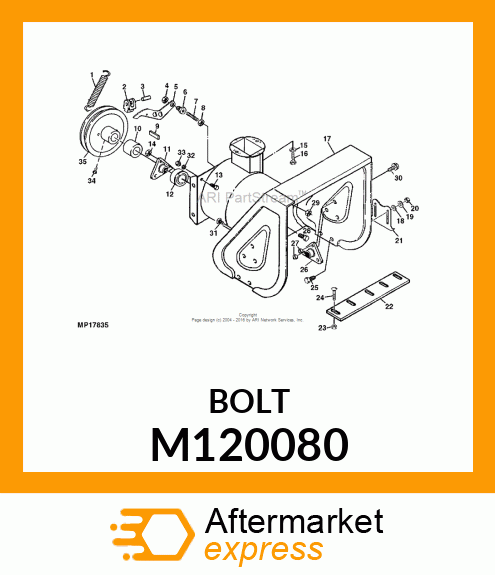 5PK Bolt M120080