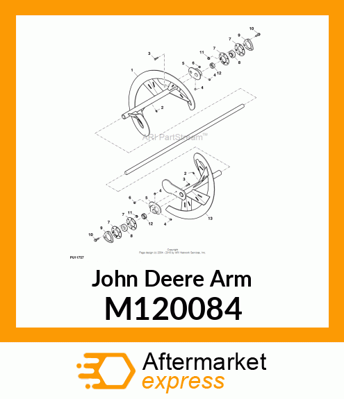 ARM, BLOWER DRIVE M120084