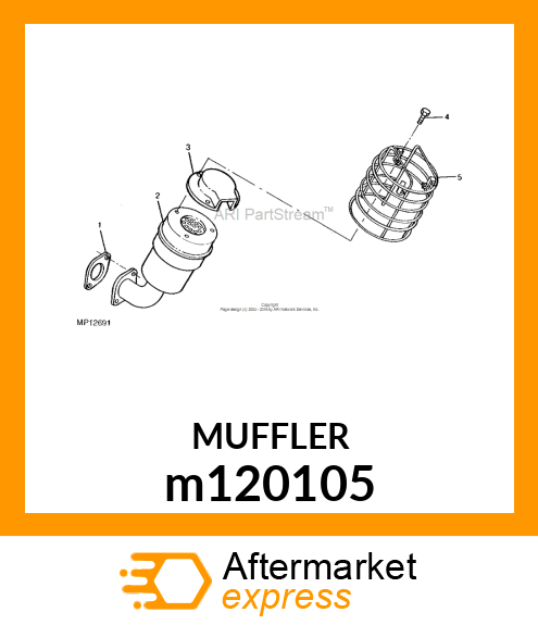 MUFFLER m120105