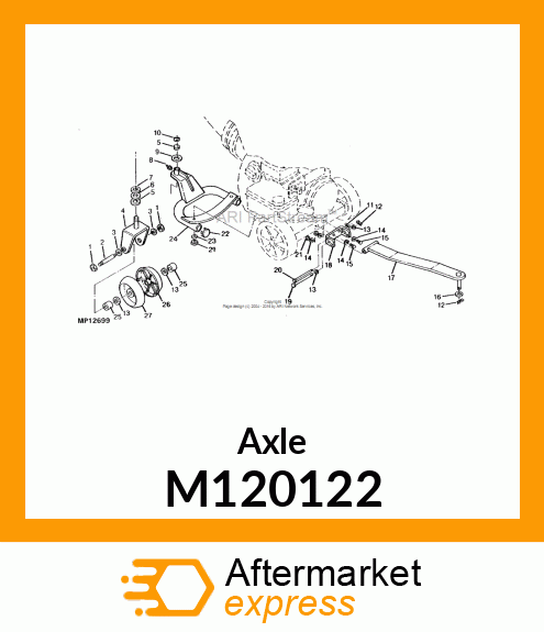Axle M120122