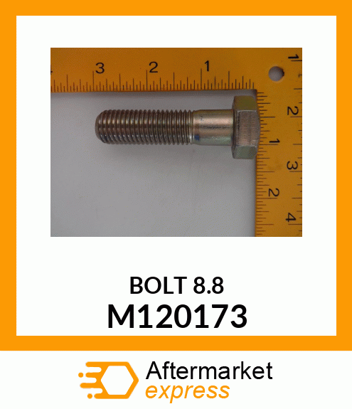 BOLT, M16X2X60 HEX HD 8.8 M120173