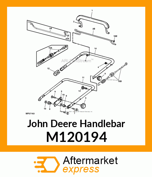 HANDLEBAR, UPPER GT # M120194