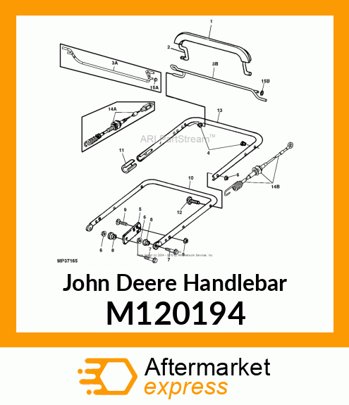 HANDLEBAR, UPPER GT # M120194