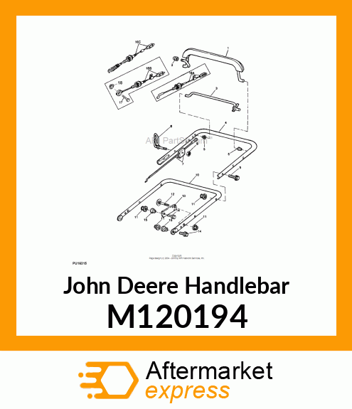 HANDLEBAR, UPPER GT # M120194