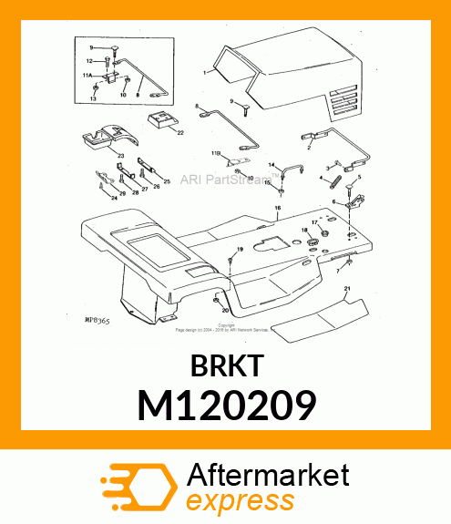 CLIP, CLIP, MIDDLE QUADRANT M120209