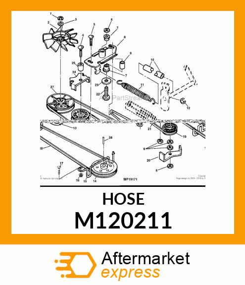 HOSE, TRACTION SPRING M120211