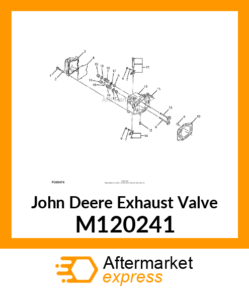 VALVE, EXHAUST M120241