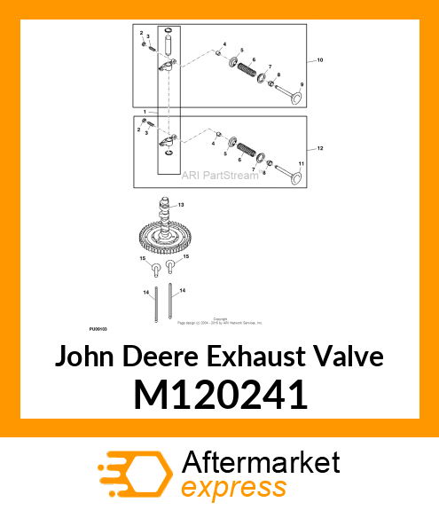 VALVE, EXHAUST M120241