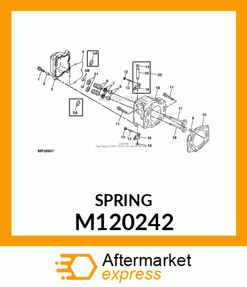 SPRING, VALVE M120242