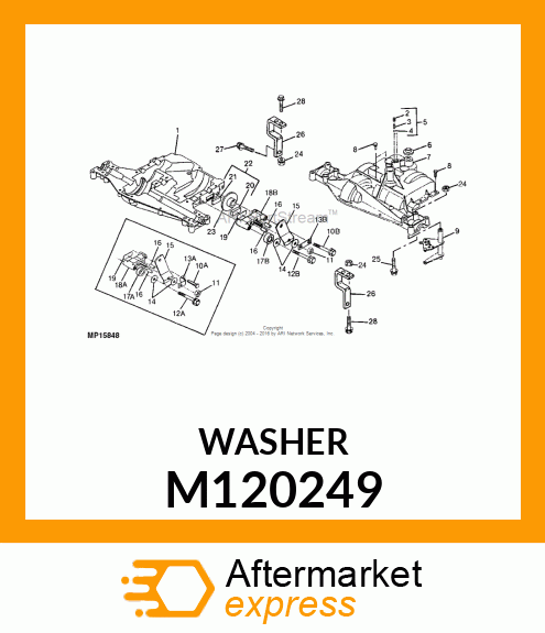 WASHER, WASHER, PL .321 X 1.00 X .0 M120249