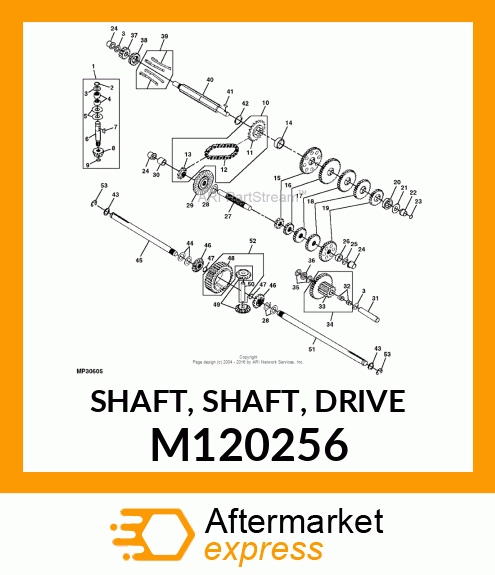 SHAFT, SHAFT, DRIVE M120256