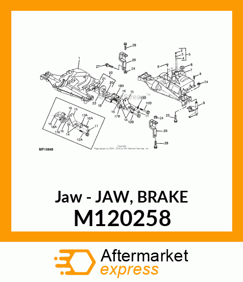 Jaw - JAW, BRAKE M120258