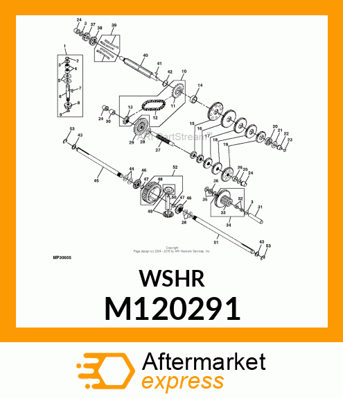 WASHER, WASHER, PL .758 X 1.25 X .0 M120291