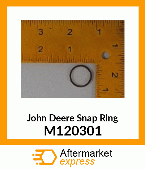 SNAP RING, RING, RETAINING M120301