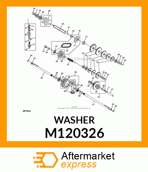 Washer - WASHER, WASHER, NEOPRENE M120326