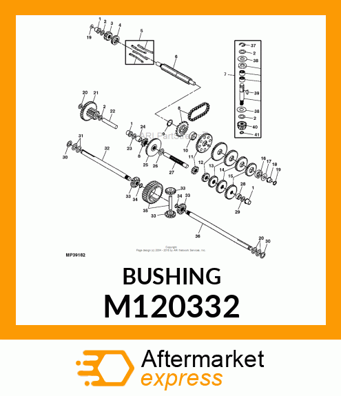 BUSHING, COLLAR, CLUTCH M120332