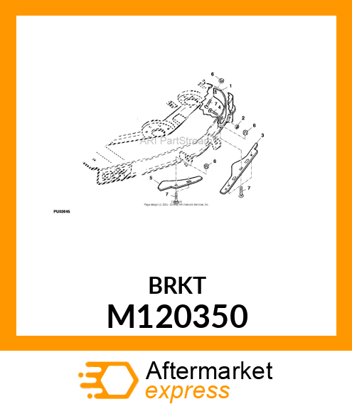 DEFLECTOR, BAFFLE, LH FRONT (48") M120350