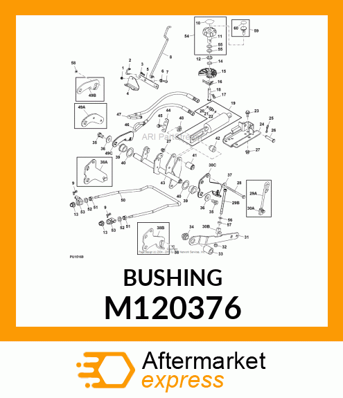 BUSHING, BYPASS VALVE PIVOT M120376