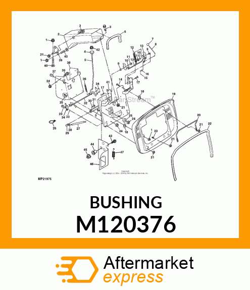 BUSHING, BYPASS VALVE PIVOT M120376