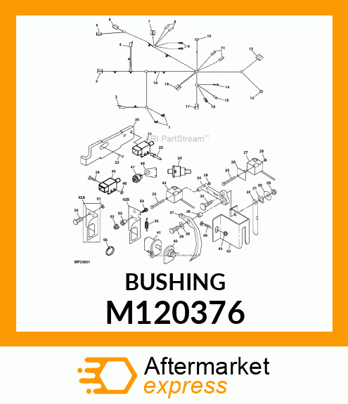 BUSHING, BYPASS VALVE PIVOT M120376