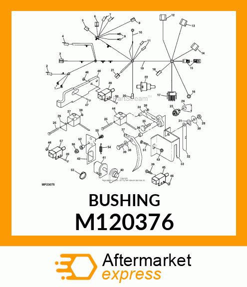 BUSHING, BYPASS VALVE PIVOT M120376