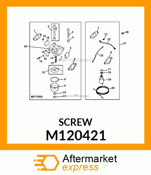 SCREW, BOWL RETAINER M120421