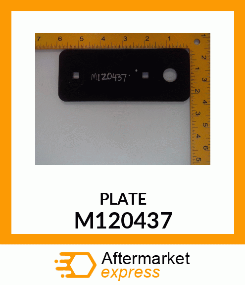 PLATE, WINDSHIELD M120437