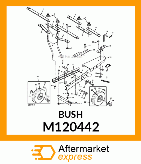 SPACERS, AXLE MOUNT M120442