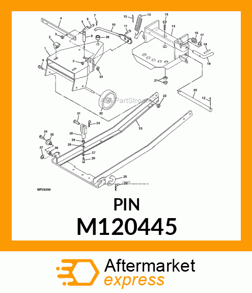 PIN, LATCH M120445