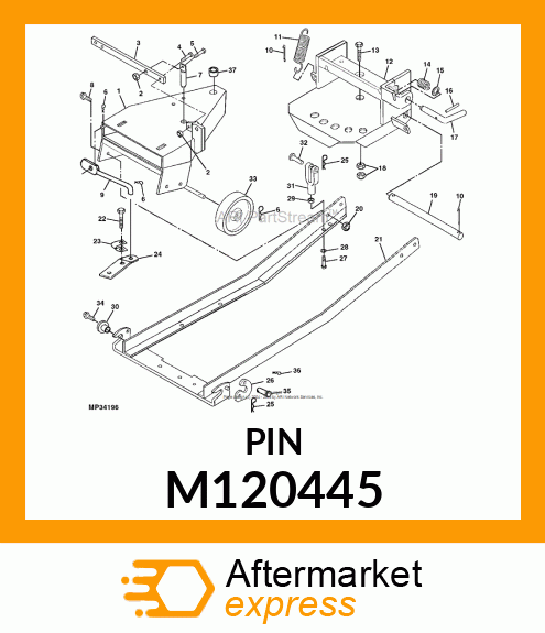 PIN, LATCH M120445